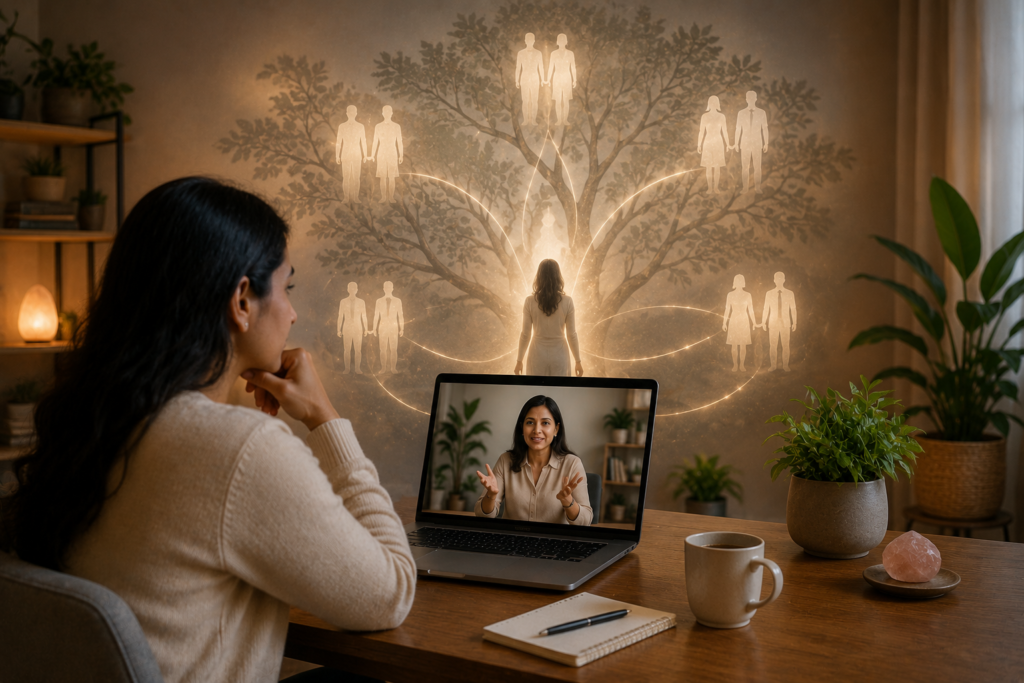 Family Constellation Therapy Online in Mumbai with family tree